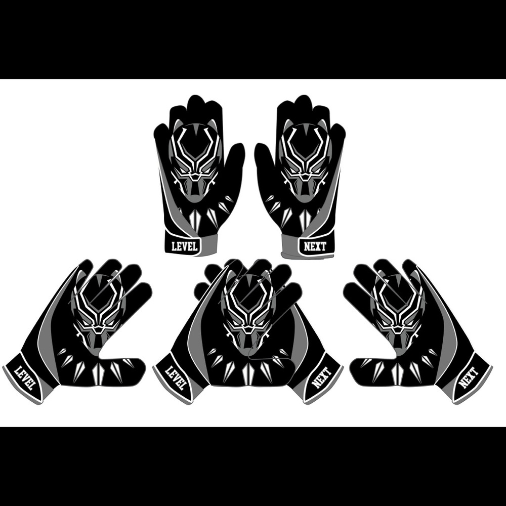 BLACK PANTHER WIDE RECEIVER GLOVES